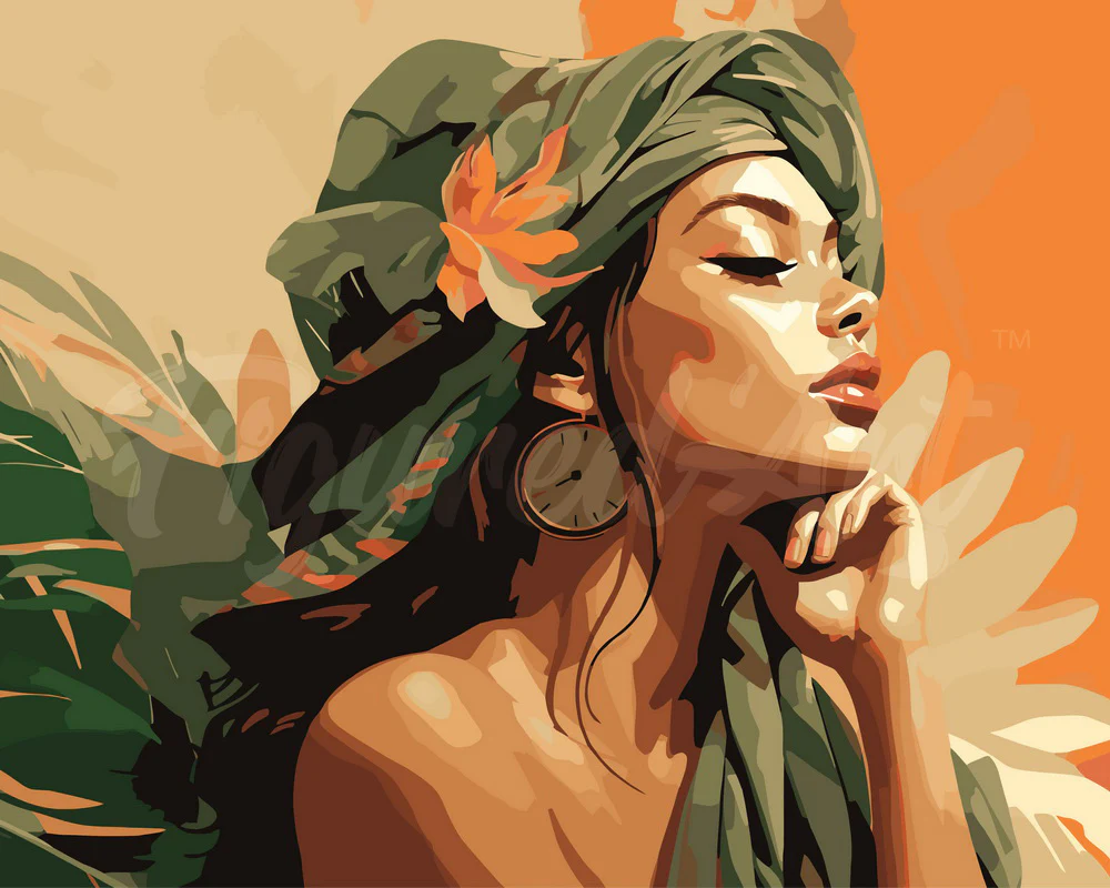 Woman in African Turban