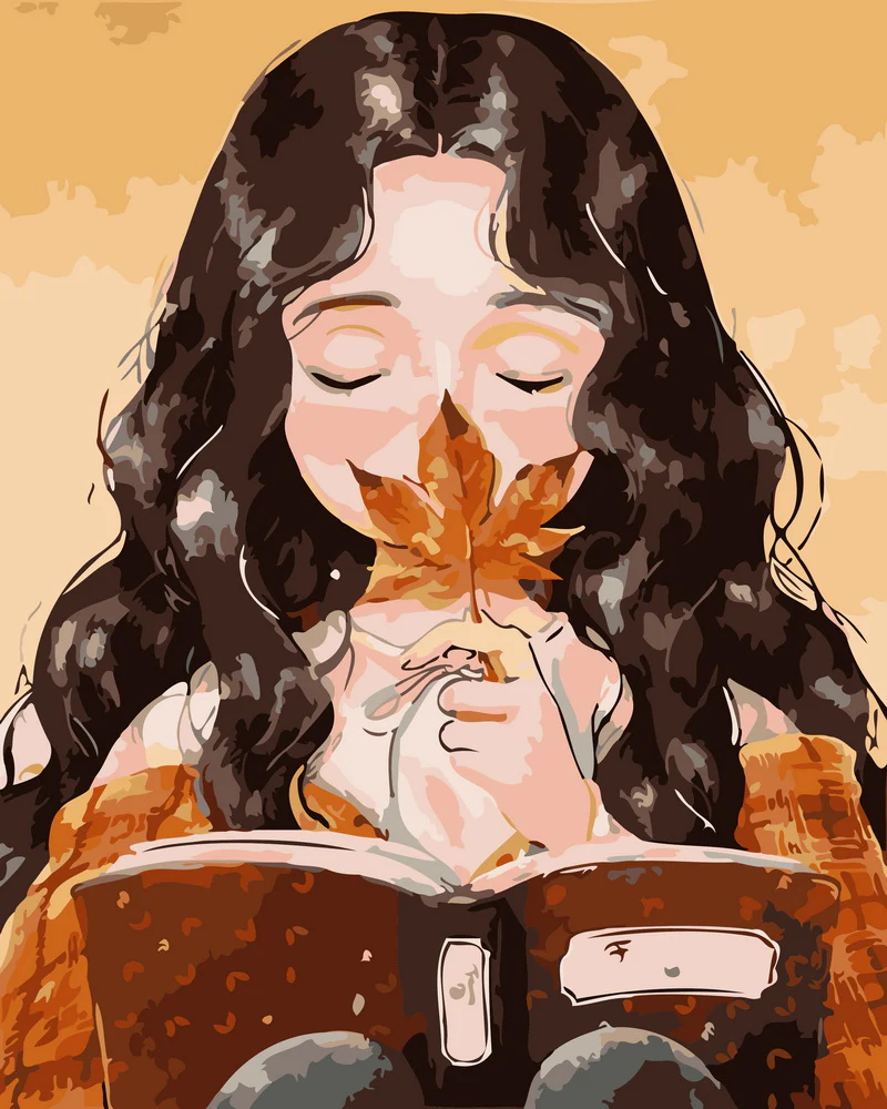 Woman reading a book