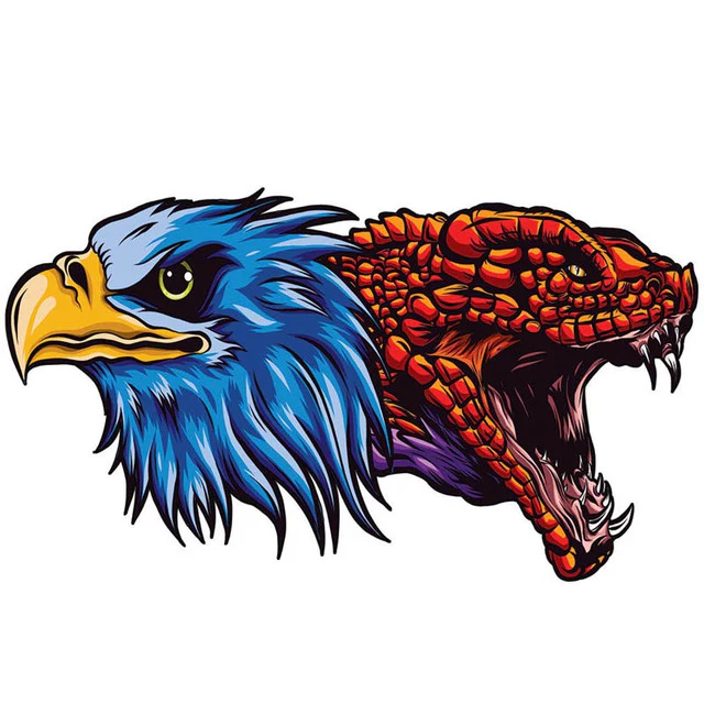 Wooden Puzzle - Eagle and Snake Head