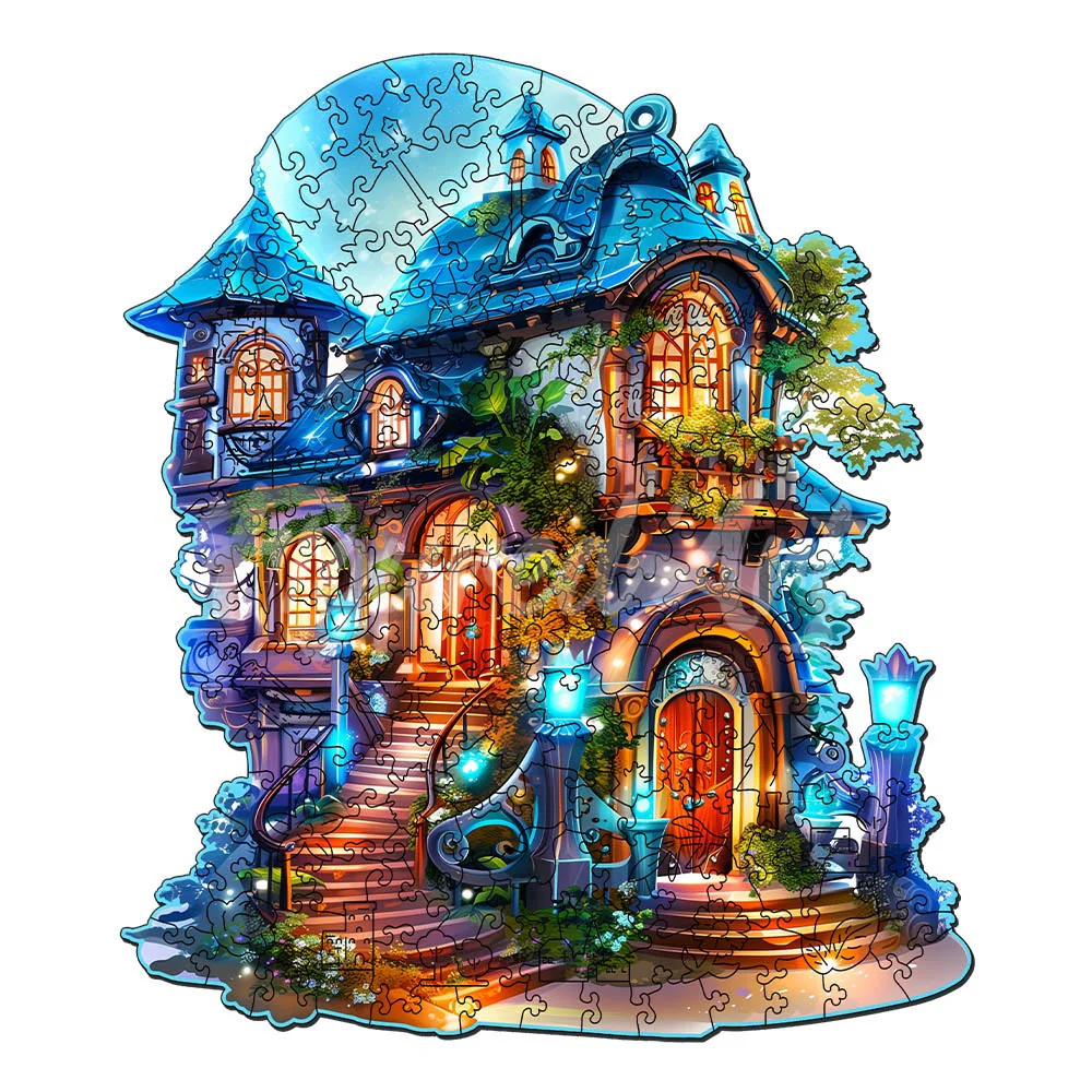 Wooden Puzzle - Enchanted House - Image 3