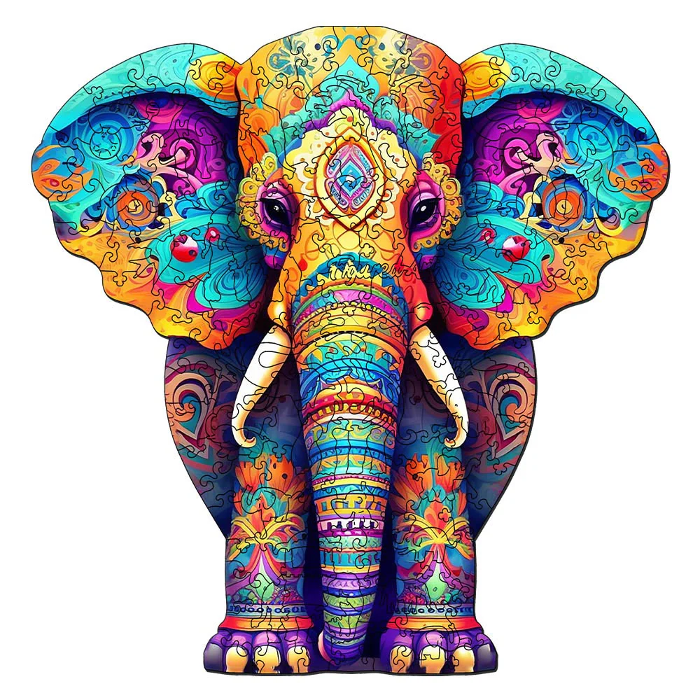 Wooden Puzzle - Majestic Elephant - Image 3