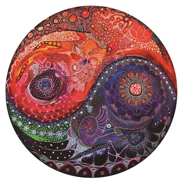 Wooden Puzzle - Melodic Yin Yang