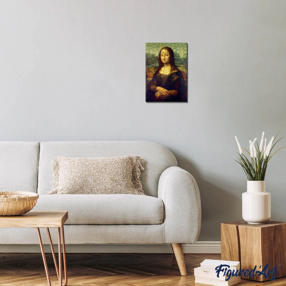 Wooden Puzzle - Mona Lisa by Leonardo da Vinci - Image 4