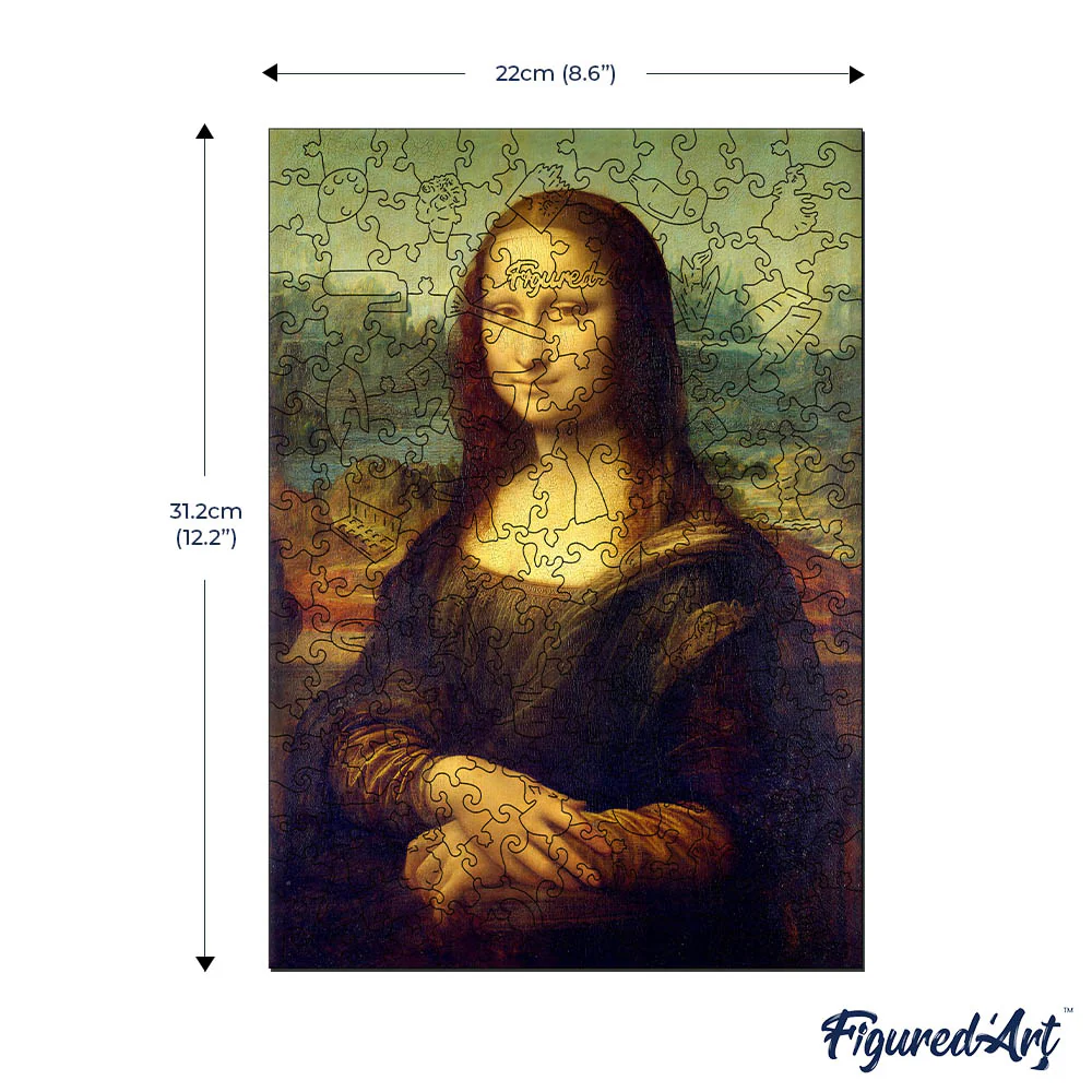 Wooden Puzzle - Mona Lisa by Leonardo da Vinci - Image 7