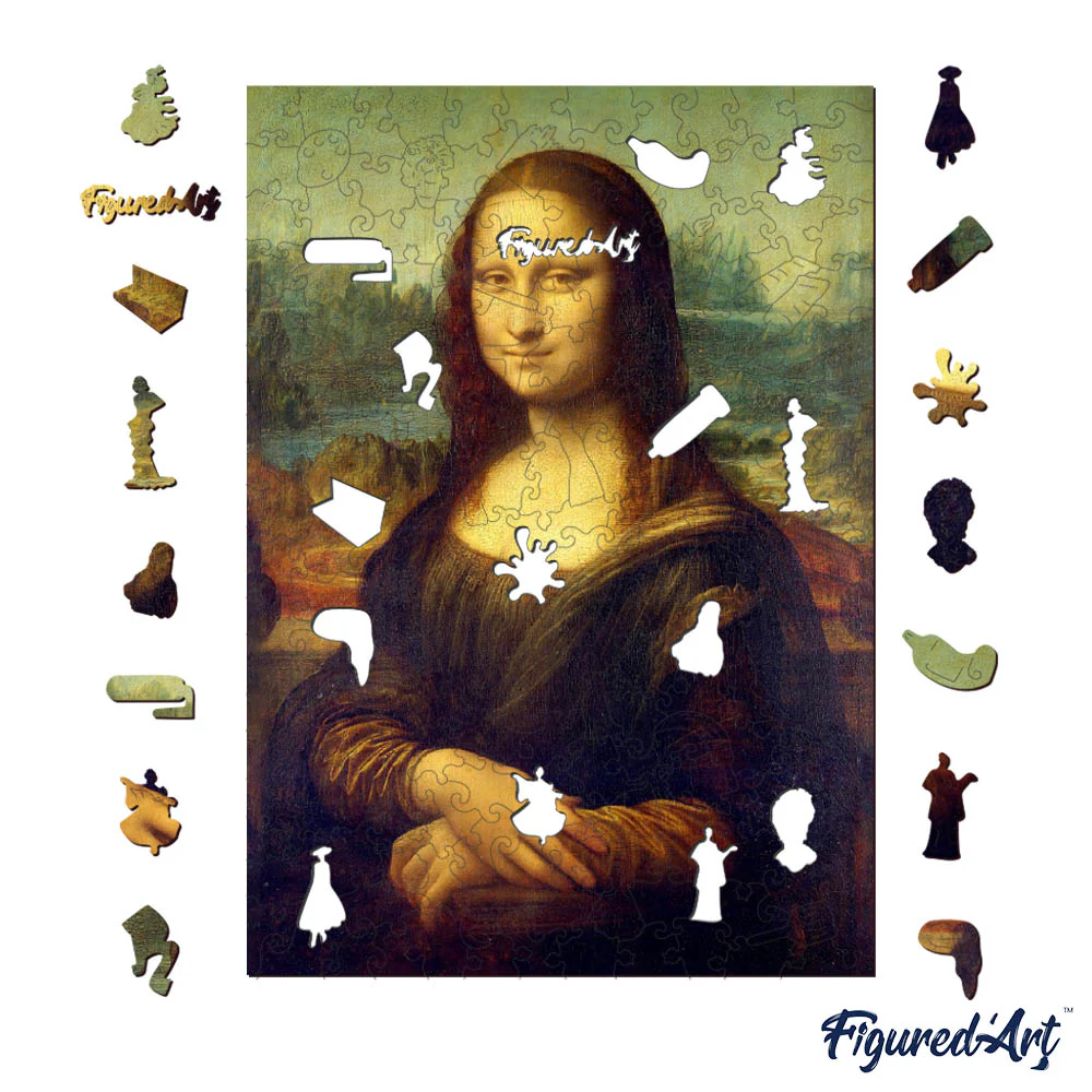 Wooden Puzzle - Mona Lisa by Leonardo da Vinci - Image 8
