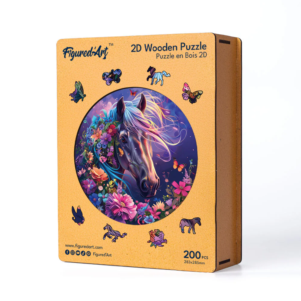 Wooden Puzzle - Mystical Horse - Image 2