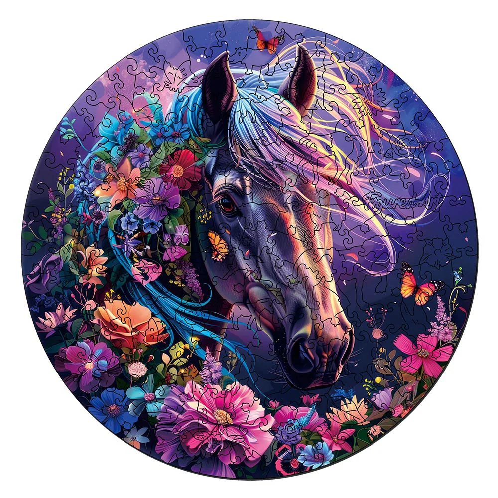 Wooden Puzzle - Mystical Horse - Image 3