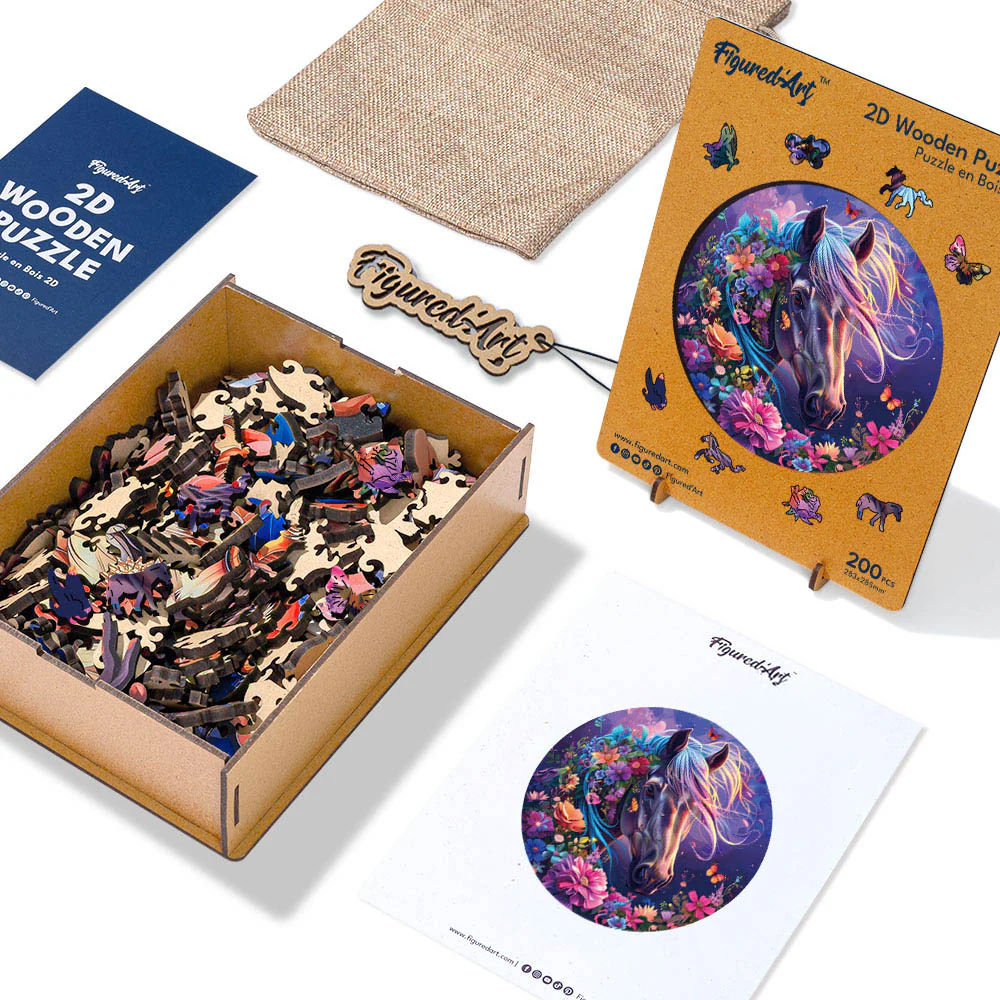Wooden Puzzle - Mystical Horse - Image 6