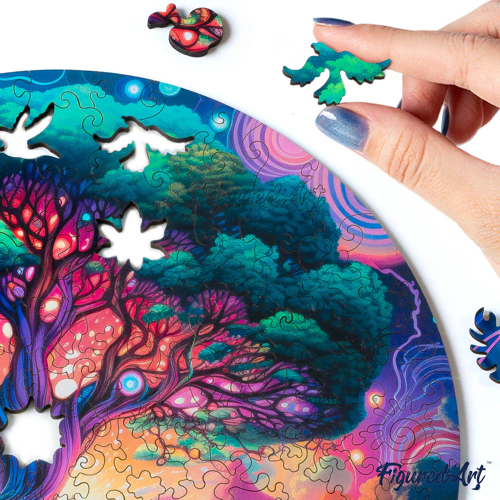 Wooden Puzzle - Mystical Tree - Image 5