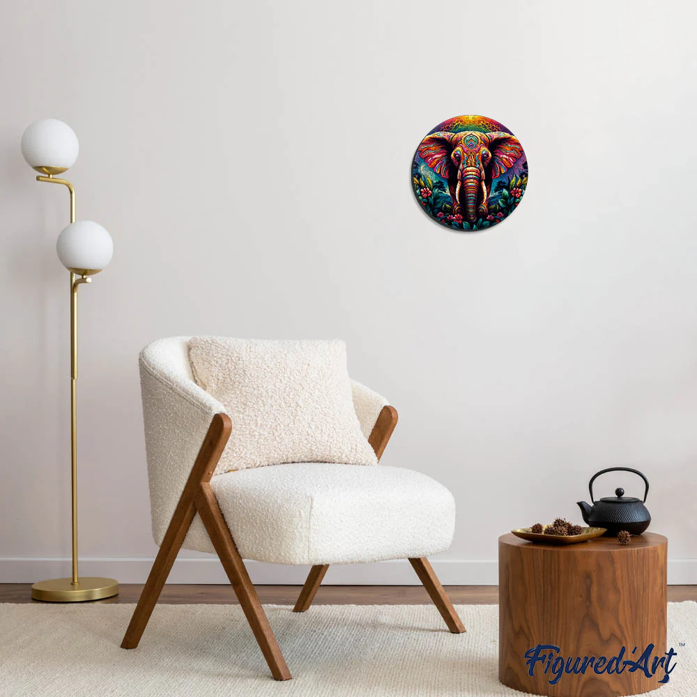 Wooden Puzzle - Tribal Elephant - Image 4