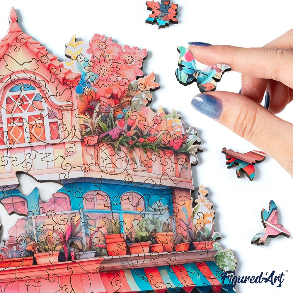 Wooden Puzzle - Whimsical Florist - Image 5