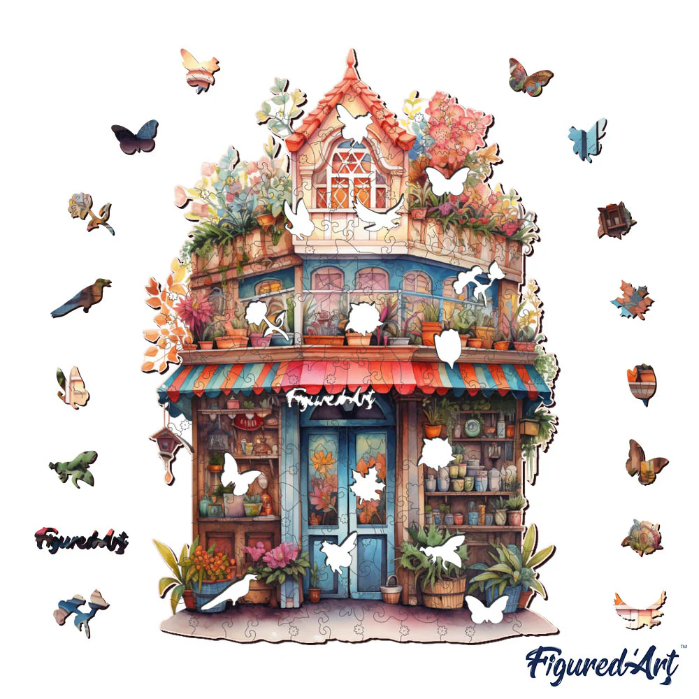 Wooden Puzzle - Whimsical Florist - Image 8