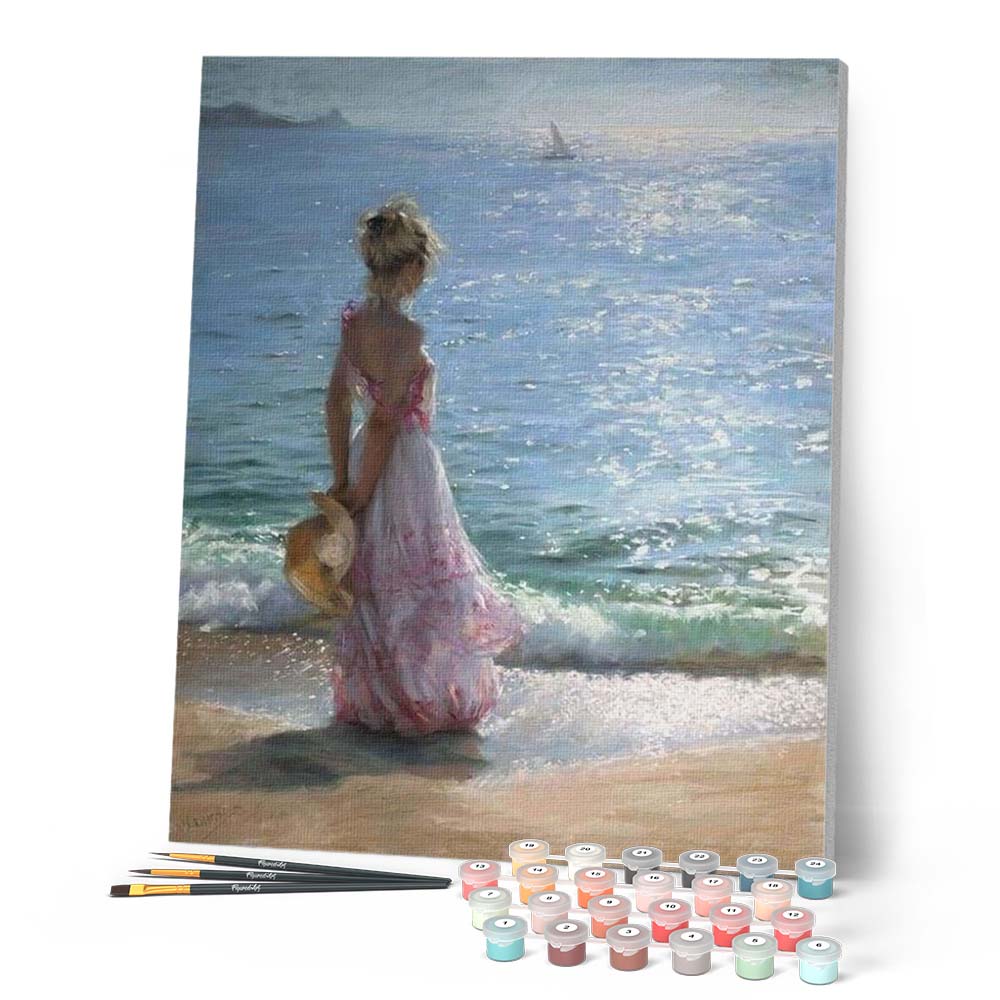 Young Woman at the Beach - Image 2