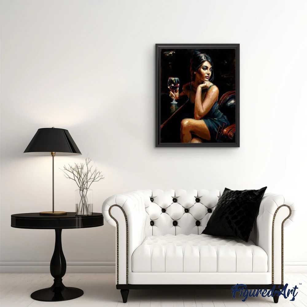 Young Woman Drinking Wine - Image 3