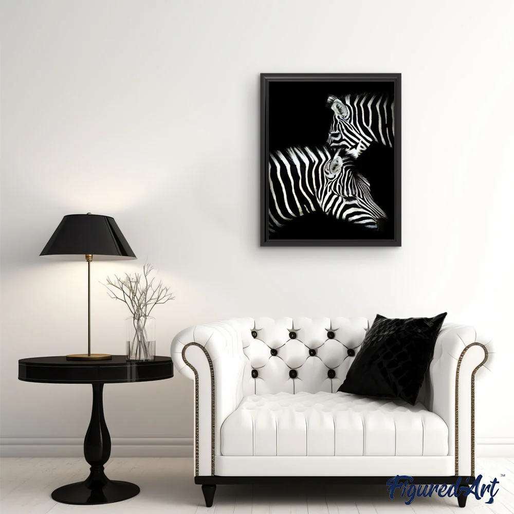 Zebra White And Black - Image 3
